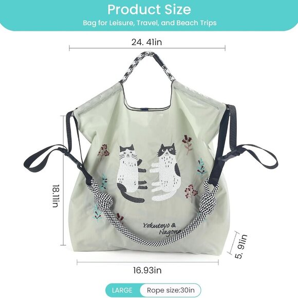 Elegant Light Grey Tote Handbag for Women – Large Capacity & Adjustable Strap - Picture 5 of 6